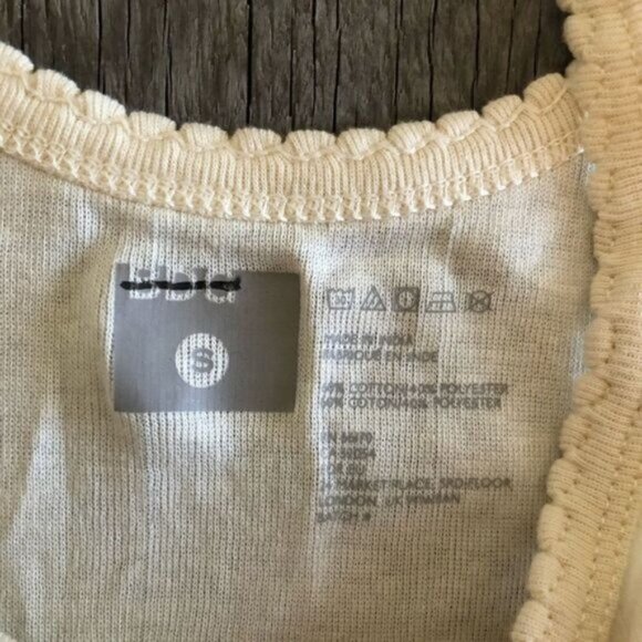 NEW Urban Outfitters BDG Owls Cream Color Crop Tank Top Sz‎ XS - Picture 4 of 5